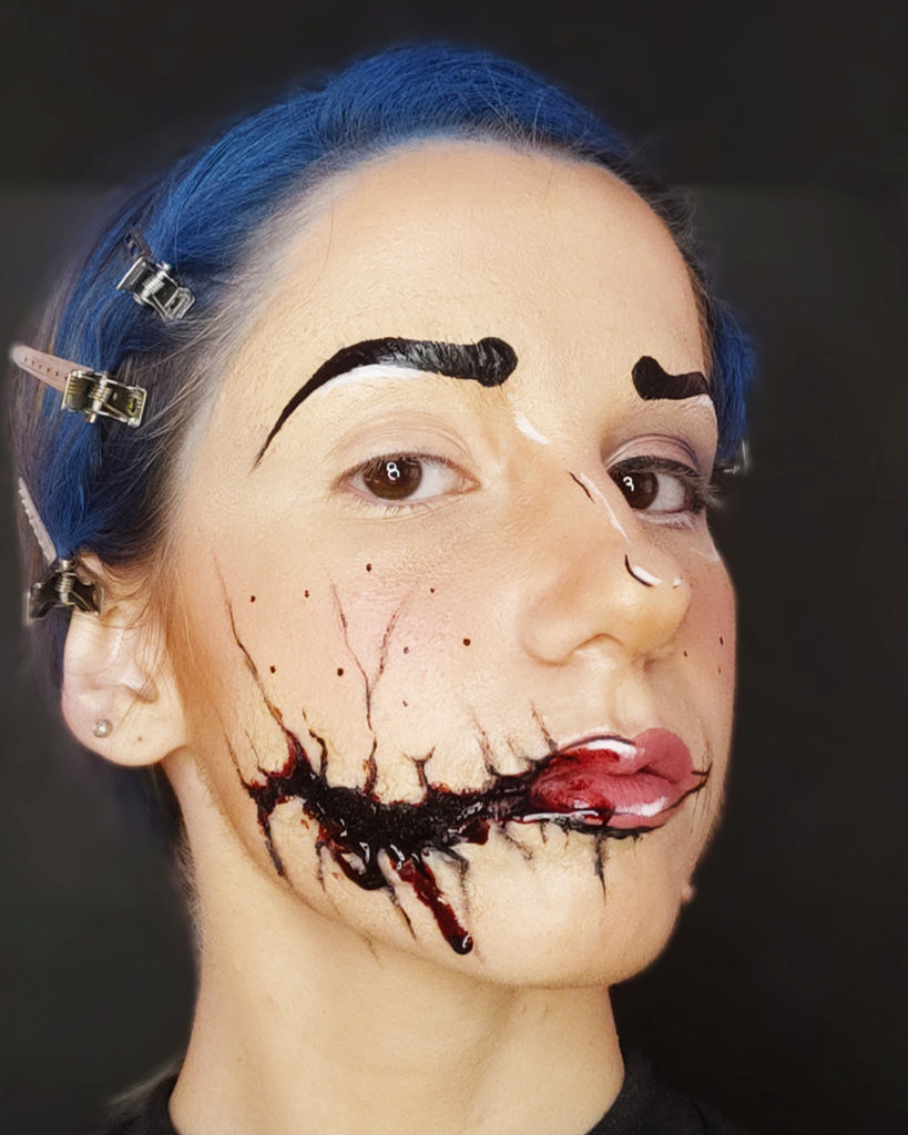 maquillaje de terror para este Halloween 2020